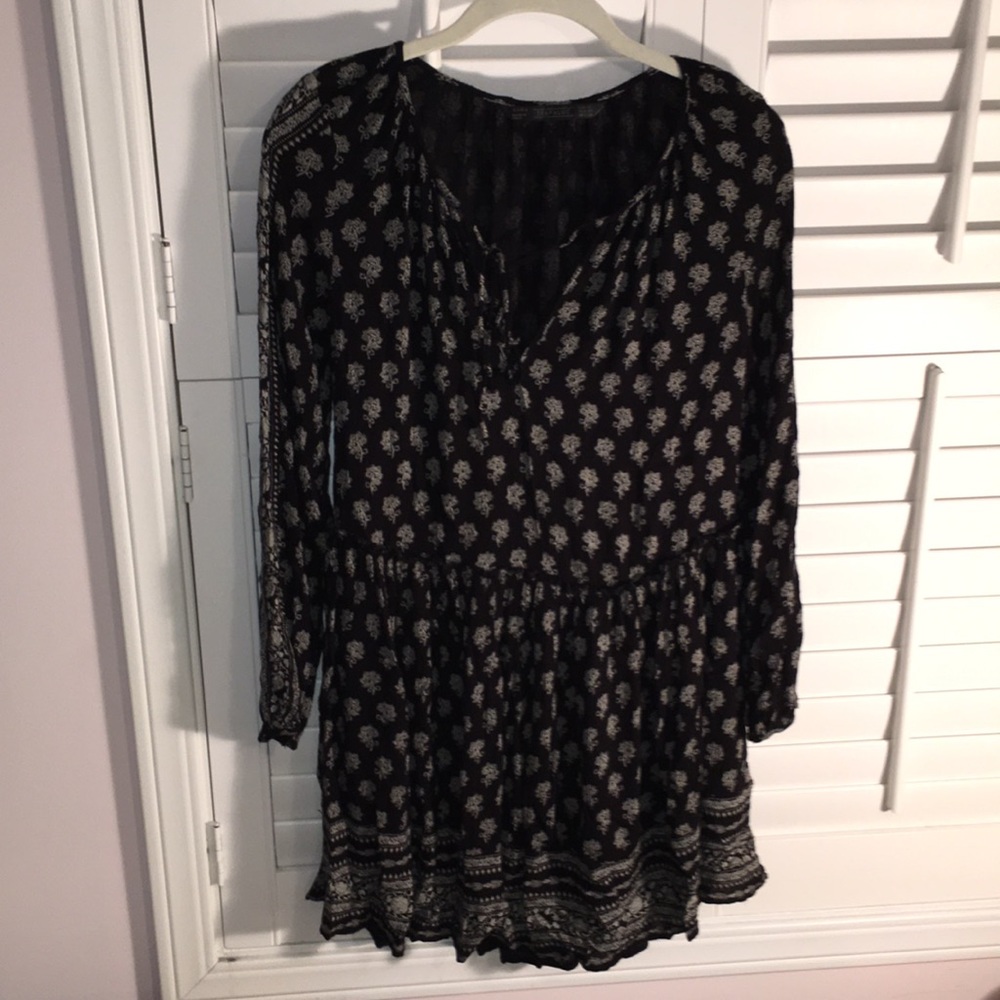 Zara Long-Sleeve Tunic Dress XS